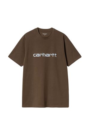 Brown cotton T-shirt CARHARTT WIP | I0310472QG